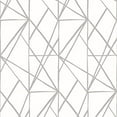 thumbnail image 1 of Quartz Geometric Peel and Stick Wallpaper (Harbor Grey), 1 of 8