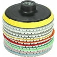 thumbnail image 1 of Quartz Granite Concrete Marble Polishing Pad Kit, Stone Polishing Tools For Wet Dry Use With Complete Kit And High Gloss Finish (4 Inch, 11 Pieces), 1 of 4