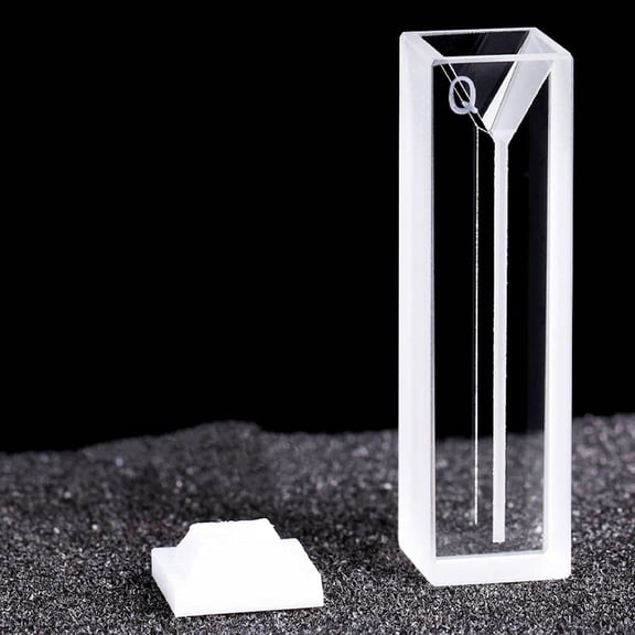 Quartz Micro Cuvette Miniature Bevel Slit Sample Cell (350ul high Precision Model)