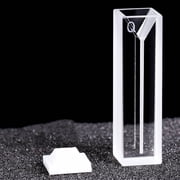 Quartz Micro Cuvette Miniature Bevel Slit Sample Cell 350ul high Precision Model