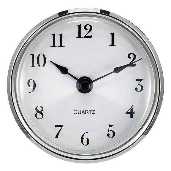 Quartz Movement Clock Insert Transparent Cover 80mm Gold/silver Plastic+electroplating Replacement High Quality
