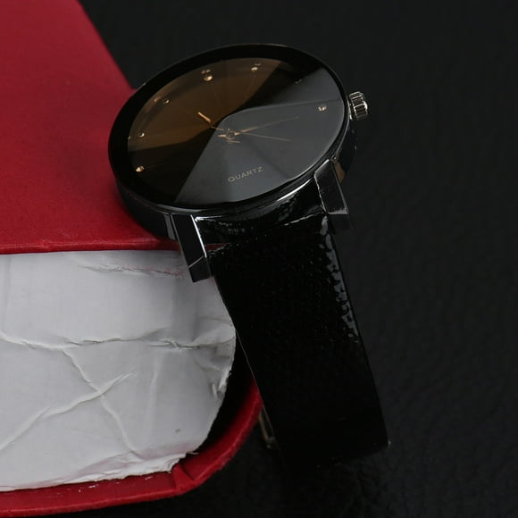 Quartz Sport Stainless Steel Dial Leather Band Wrist Watch Womens Watch with Leather Band Womens for Ladies Small Leather Watch 24 Hour Analog Watch Light up for Women