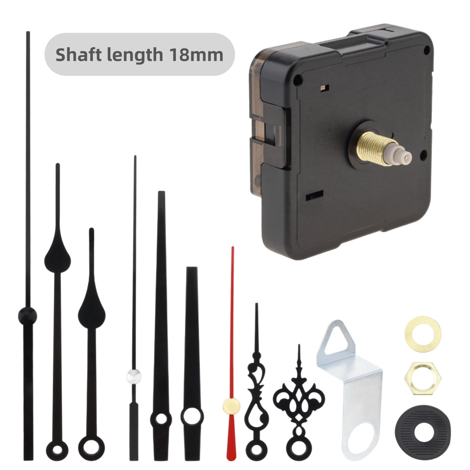 Quartz Wall Clock Movement Mechanism Battery Operated Silent Clock ...