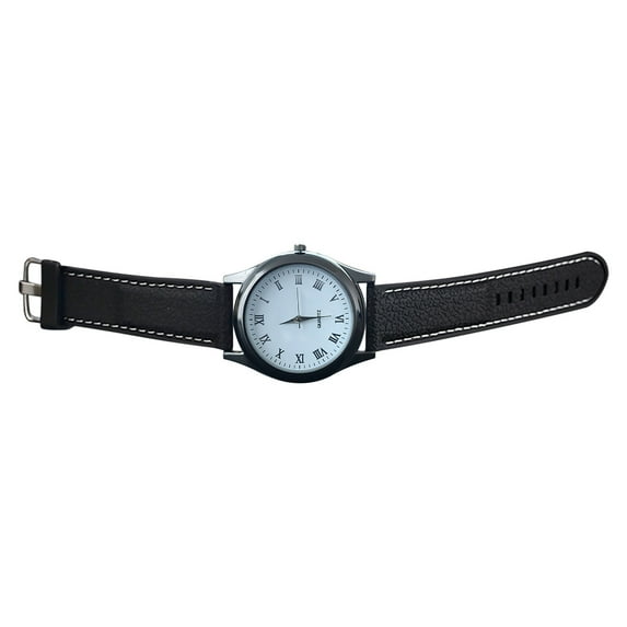 Quartz Watch Lighter with USB Rechargeable Function, Windproof Safety Design, Adjustable Metal Strap, Precision Timekeeping, Stylish Gift for Men