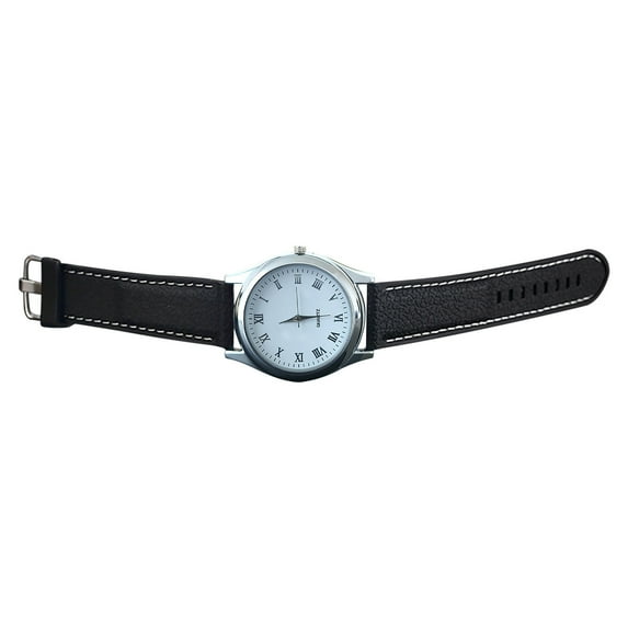 Quartz Watch Lighter with USB Rechargeable Function, Windproof Safety Design, Adjustable Metal Strap, Precision Timekeeping, Stylish Gift for Men