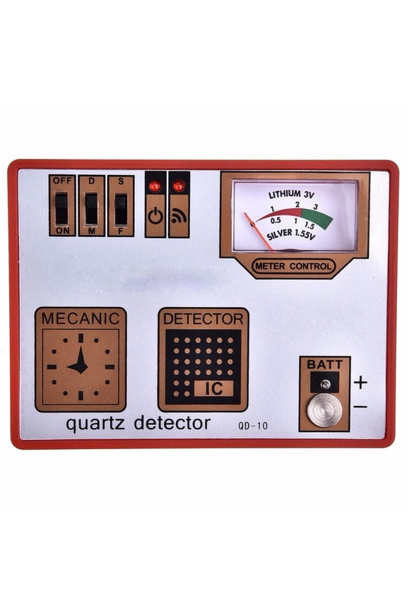 Quartz Watch Movement Pulse Tester, Battery Voltage With Demagnetization Function, Compact Diagnostic Tool For And Home Watch Repair
