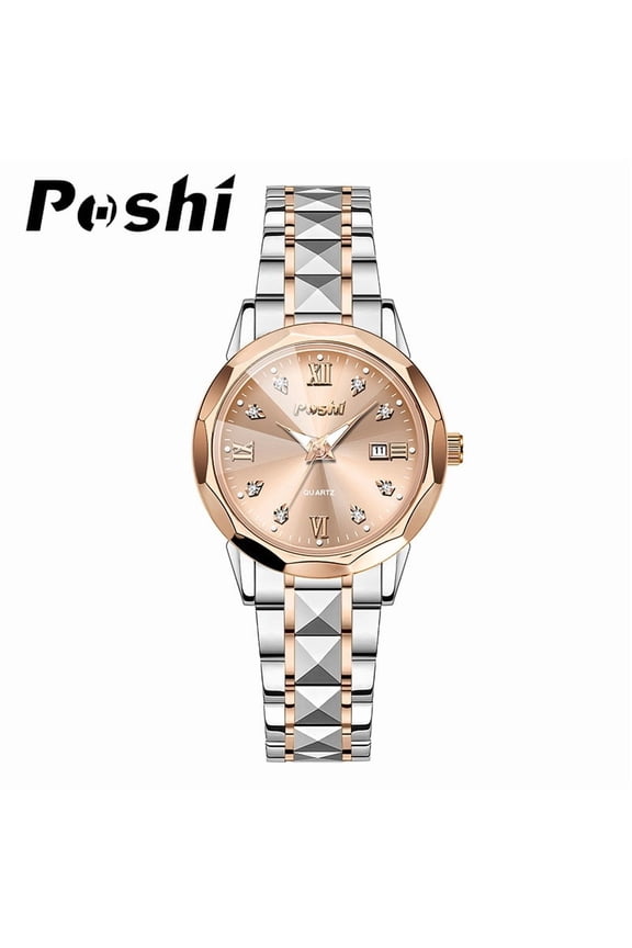 Quartz Watch Niche Light Luxury Women's Watch Steel Band Ladies' Watch High-end Fashion Business Trendy Wristwatch