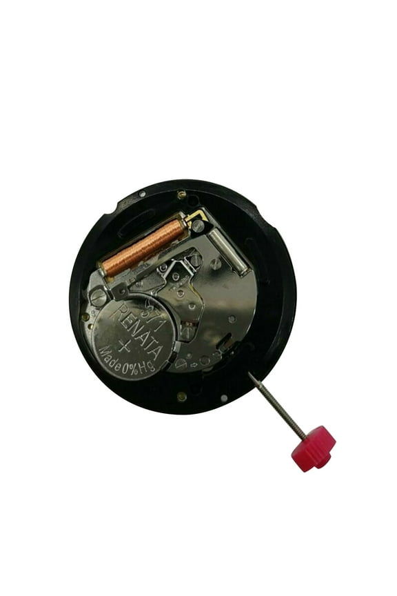 Quartz Watch Spare Parts 26mm Movement Replacement for Ronda 715, Date at 3'/6' with Battery Stem
