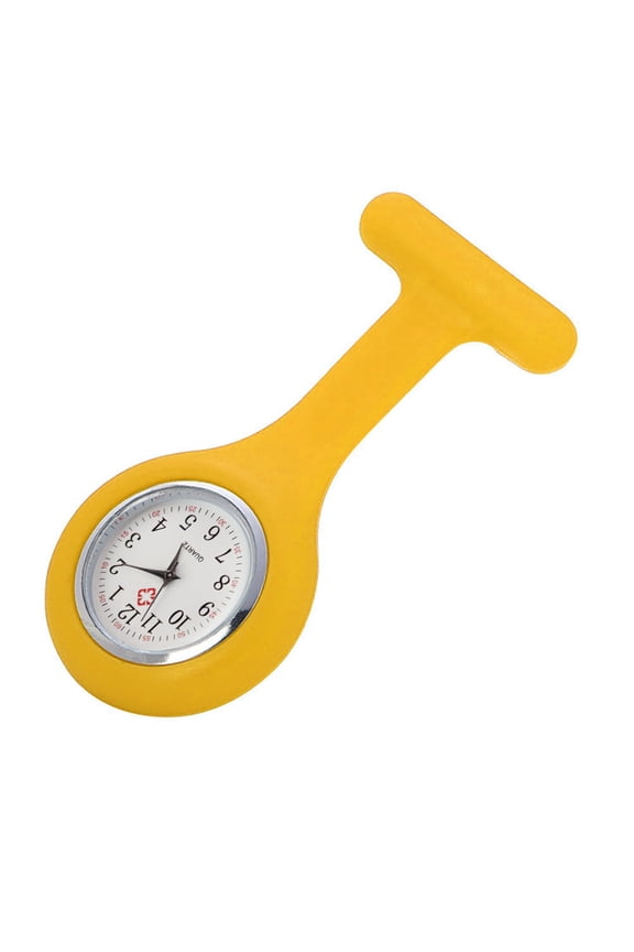 Quartz Watch for Nurses and Doctors with Silicone Watch Clasp, Fobio Doctor Medical Waterproof with Free Battery