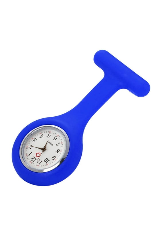 Quartz Watch for Nurses and Doctors with Silicone Watch Clasp, Fobio Doctor Medical Waterproof with Free Battery
