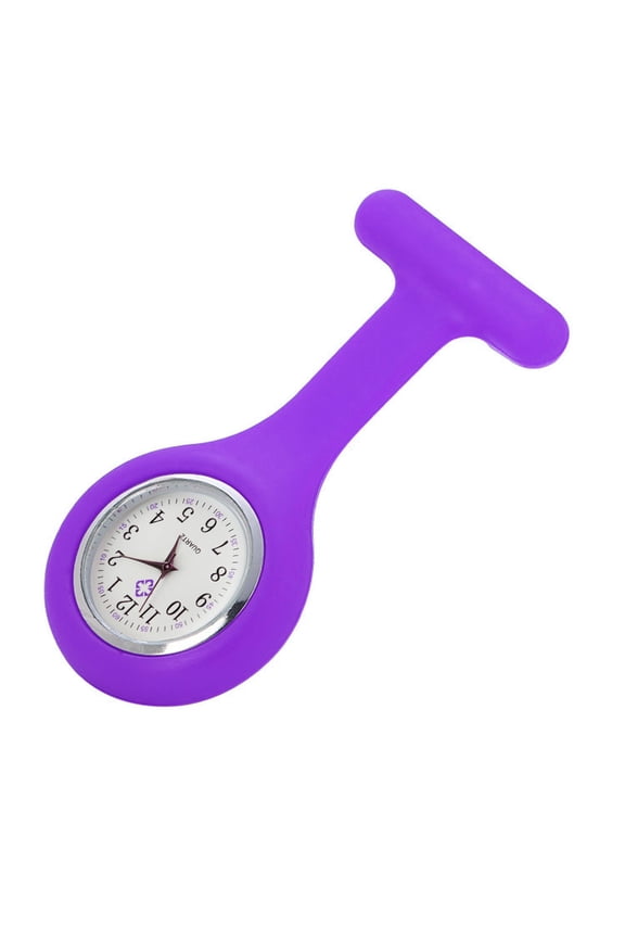 Quartz Watch for Nurses and Doctors with Silicone Watch Clasp, Fobio Doctor Medical Waterproof with Free Battery