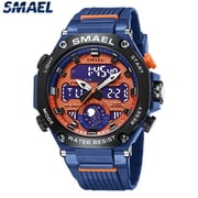 Quartz Wristwatches Sport Smael Military Army Clock Alarm Dual Display Led Electronic Watch 8069 Waterproof Watches For Men - Quartz Wristwatches