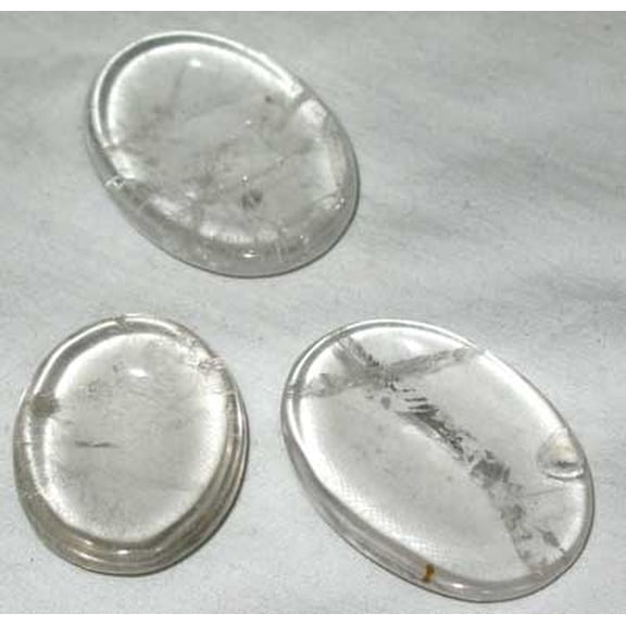 Quartz worry stone
