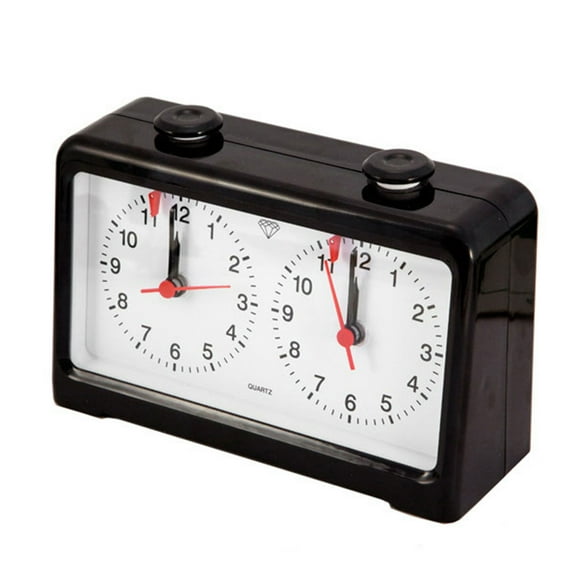 Quarz Analog Chess Clock Chinese Chess Count Up Down Timer International Chess Competition Board Game Competition Two Faces Timers