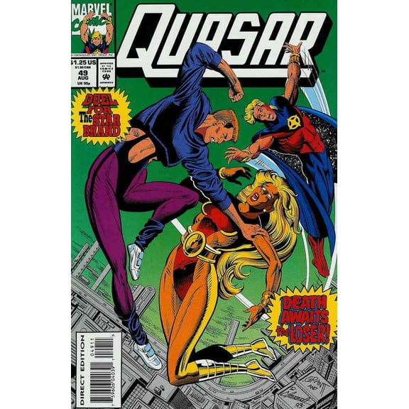 Quasar #49 VF ; Marvel Comic Book