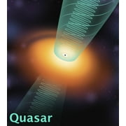 Quasar, Illustration Poster Print by Gwen Shockey/Science Source (18 x 24)