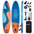 thumbnail image 1 of Quashley Inflatable Paddle Board 10'6" x 33" Wide SUP with Paddle, Pump, Backpack & Leash, 1 of 8