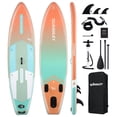thumbnail image 1 of Quashley 11' x 34" Wide Inflatable Paddle Board SUP with Accessories, 1 of 8