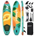 thumbnail image 1 of Quashley Wide Inflatable Stand Up Paddle Board ,11 ft*34 Inch All-Around SUP Board With Premium Accessories, 1 of 7