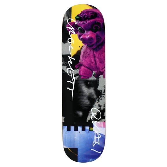 Quasi Crockett Cow Skateboard Deck - 8.5" (Deck Only)