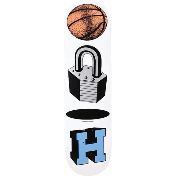 Quasi Henry Locked Q23 Skateboard Deck 8.12 White