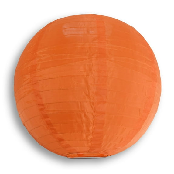 Quasimoon 10" Orange Nylon Lantern, Durable Hanging Decoration by PaperLanternStore