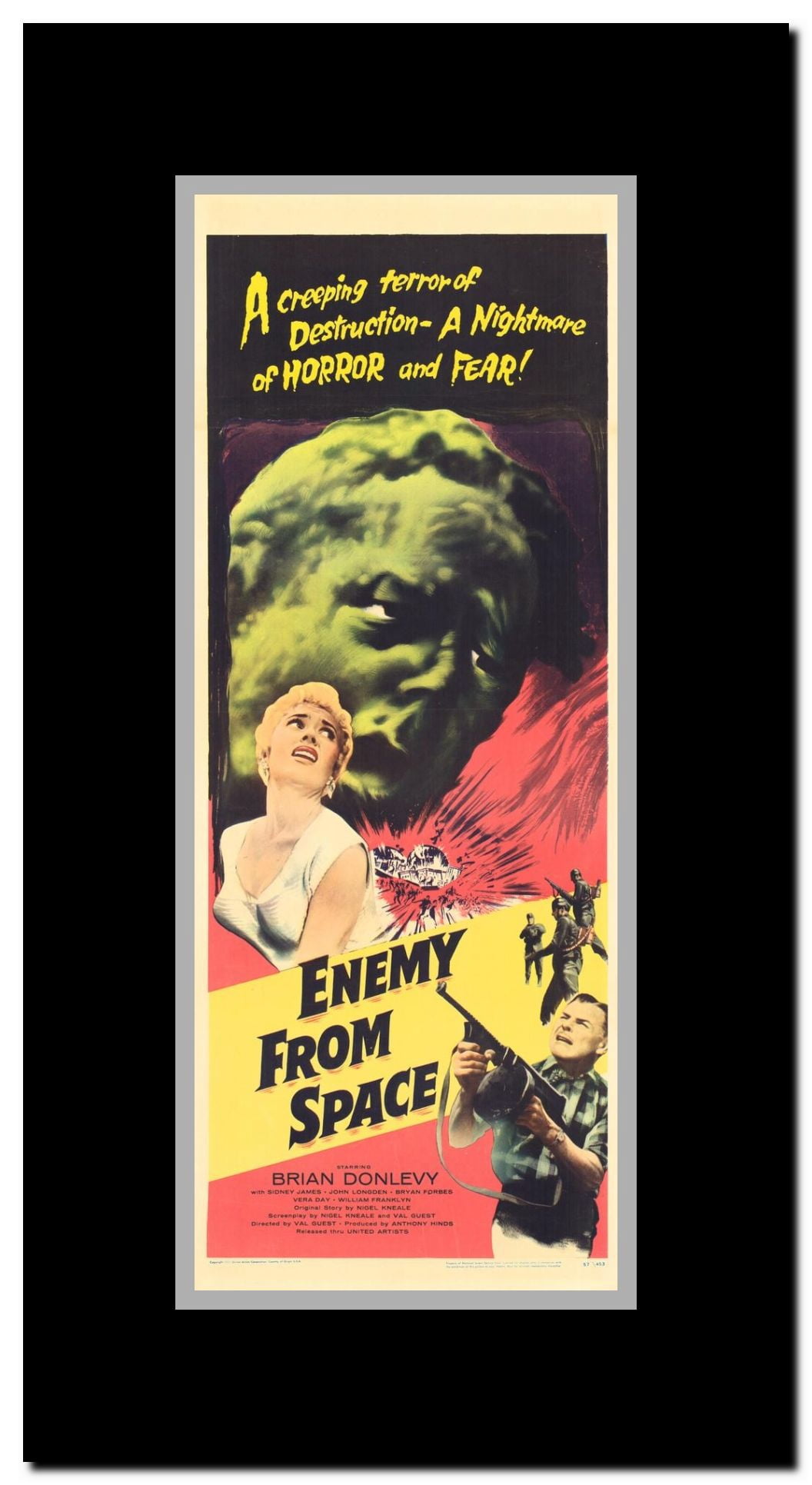 Quatermass 2 Framed Movie Poster