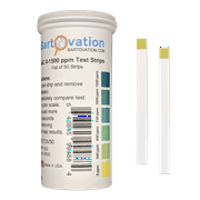 Bartovation Quaternary Ammonium QAC Sanitizer Test Strips, 0-1500 ppm, 50 Count