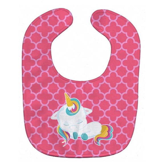 Quatrafoil Pink Unicorn Baby Bib