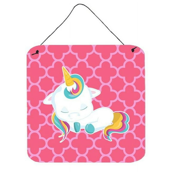 Quatrafoil Pink Unicorn Wall or Door Hanging Prints
