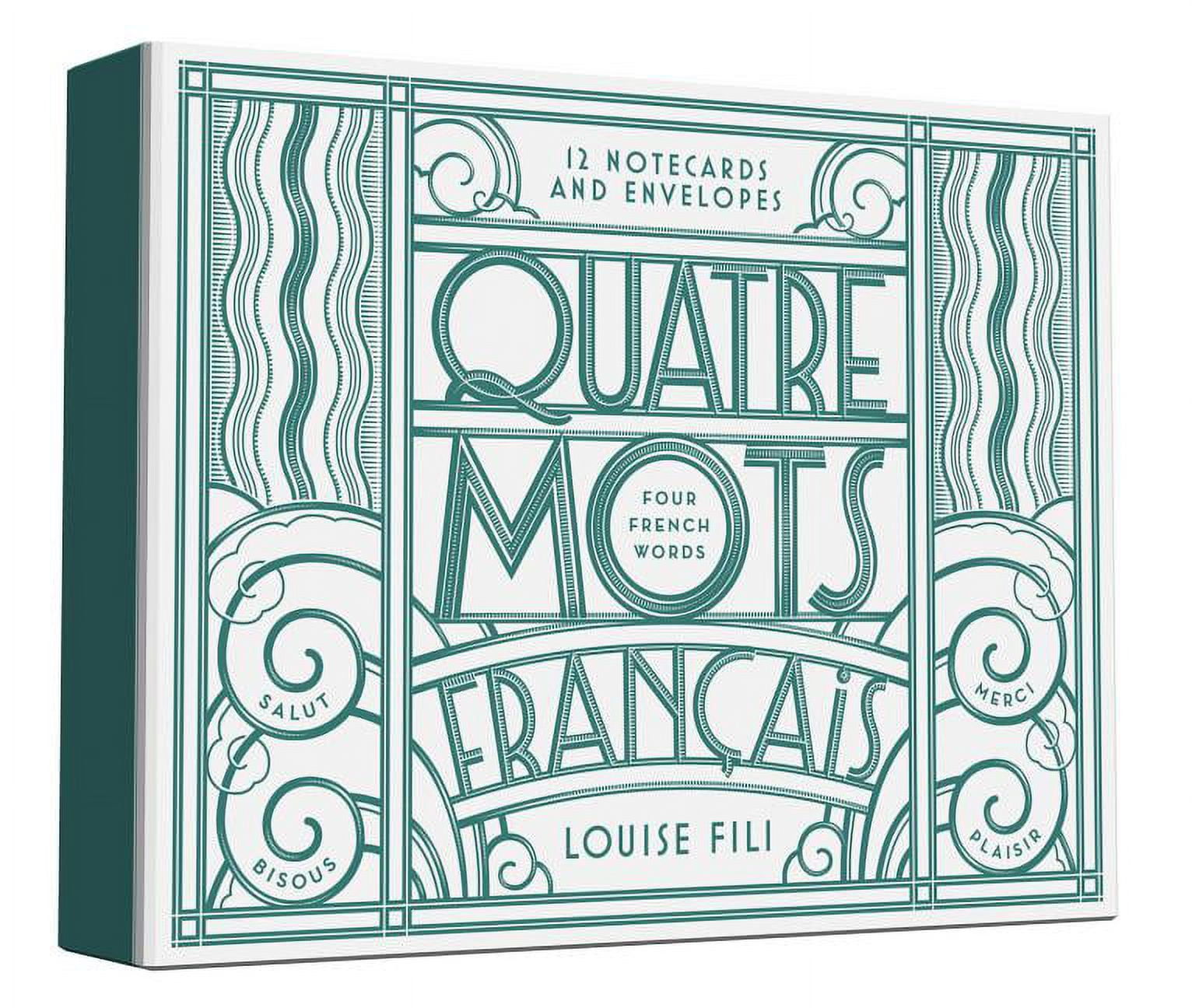 Quatre Mots Français Notecards (Cards)