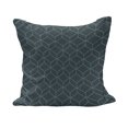 thumbnail image 1 of Quatrefoil Fluffy Throw Pillow Cushion Cover, Moroccan Style Shapes Hexagonal Triangle Lines Art, Decorative Square Accent Pillow Case, 26" x 26", Slate Blue and Pale Blue, by Ambesonne, 1 of 5