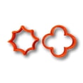 thumbnail image 1 of Quatrefoil Pairs Cookie Cutter Set (3 Inch)- Fast Shipping - Sharp Edges - Exceptional Quality, 1 of 5