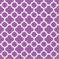thumbnail image 1 of Quatrefoil Paper Lunch Napkins, Purple, 16ct, 1 of 1