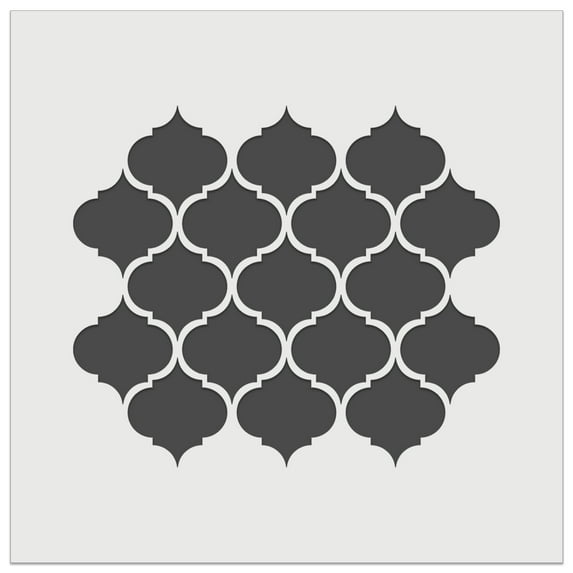 Quatrefoil Pattern DIY Cookie Wall Craft Stencil - 3.5 Inch