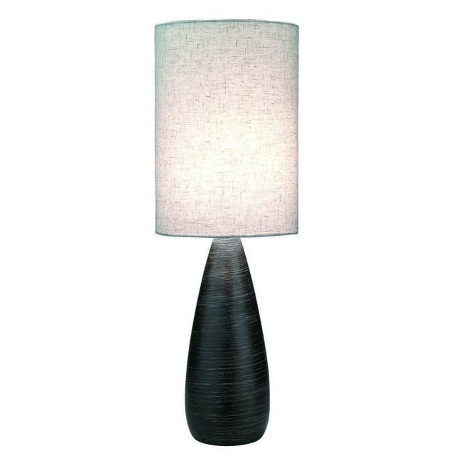 Quatro Ceramic Table Lamp, Linen Shade