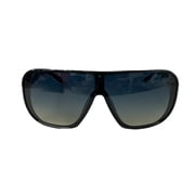 Quay Australia Center Stage Shield Sunglasses Black Ink Taupe