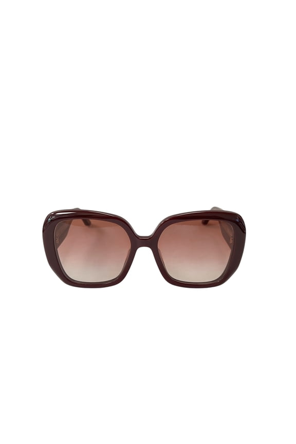 Australia Full Glam Square Sunglasses Pinot Taupe