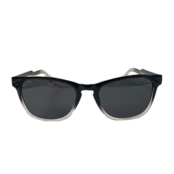 Quay Australia Hardwire Medium Square Sunglasses Black Clear Smoke