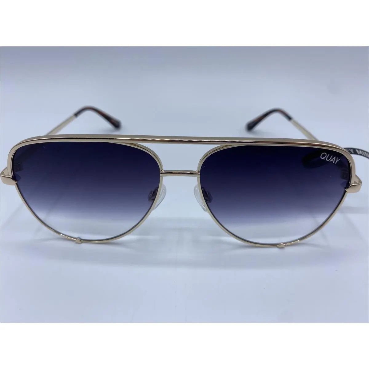 Quay Australia High Key Gold Fade Oversize Aviator  display picture 1