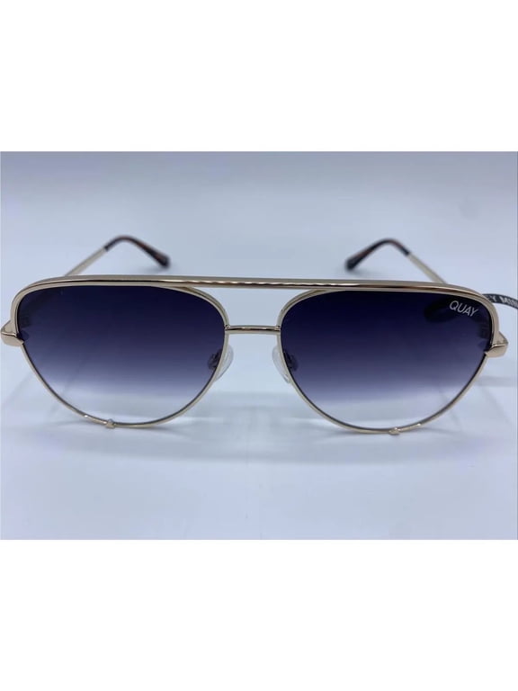 Australia High Key Gold Fade Oversize Aviator Sunglasses 53mm 46783 Sunnies
