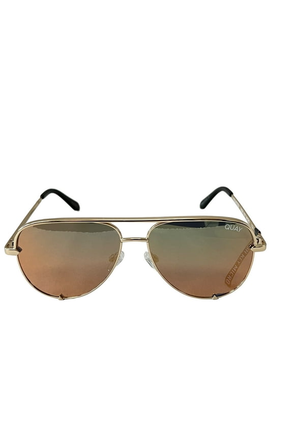 Australia High Key Micro Sunglasses Medium Gold Polarized