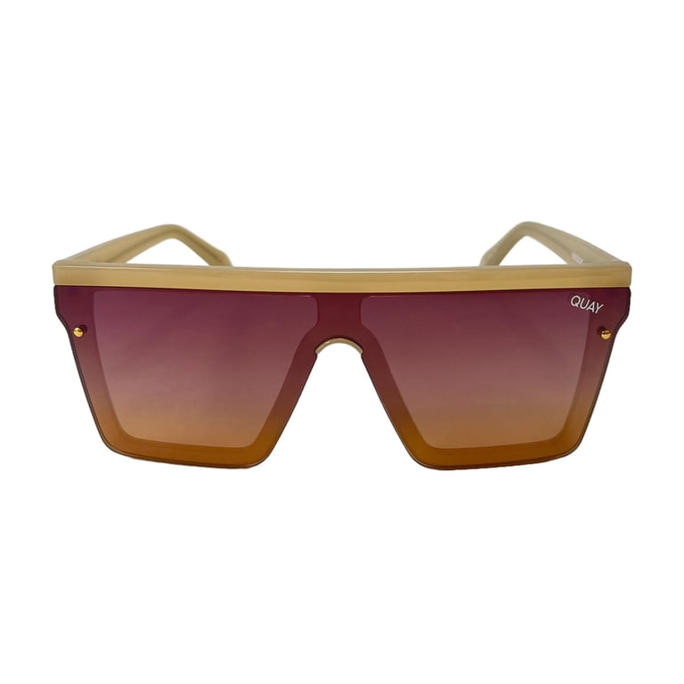 Quay Australia Hindsight Shield Sunglasses 51MM Ivory Purple  display picture 2
