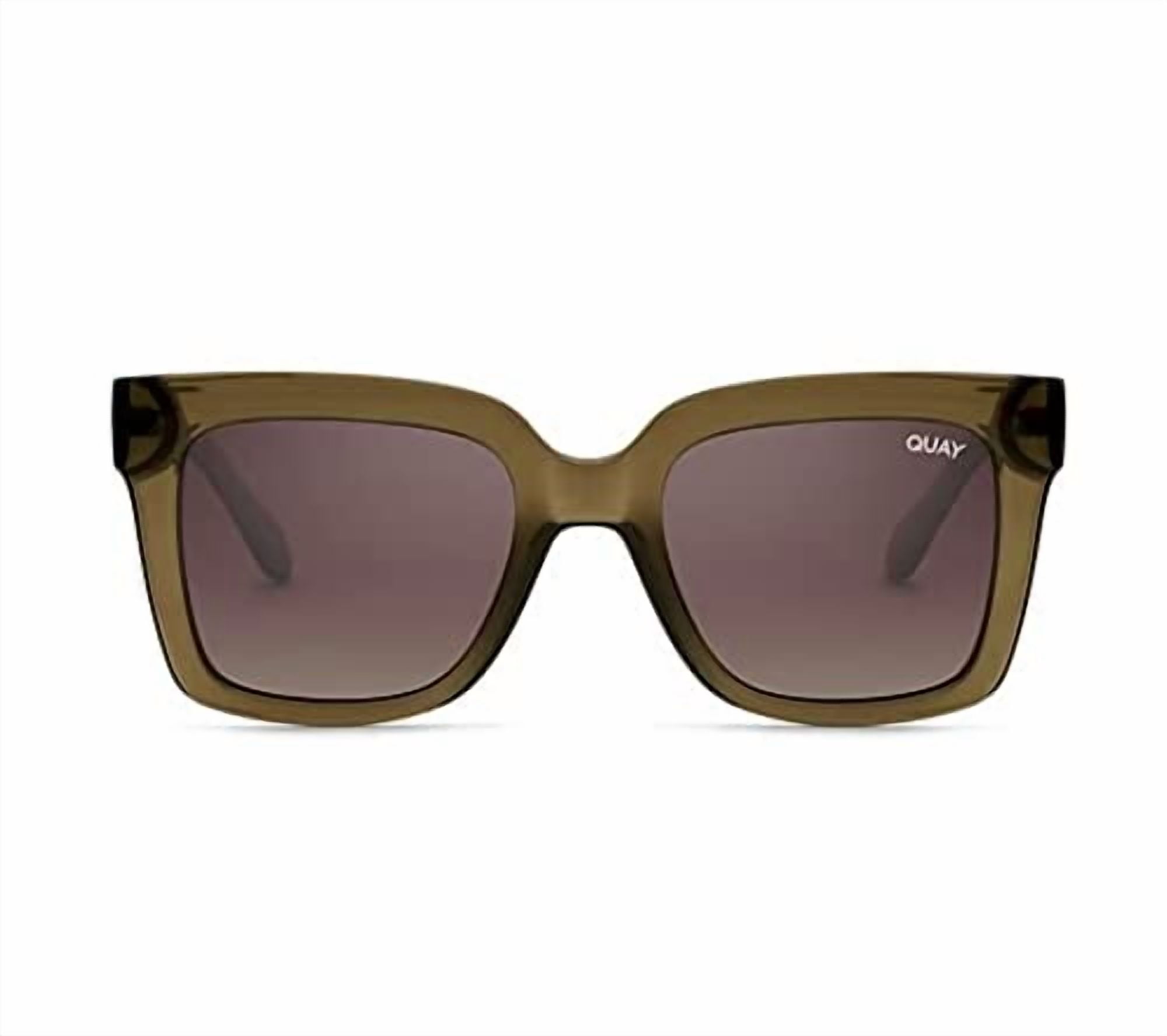 Quay Australia サングラス Quay Australia High Key Micro Sunglasses Medium Gold Polarized