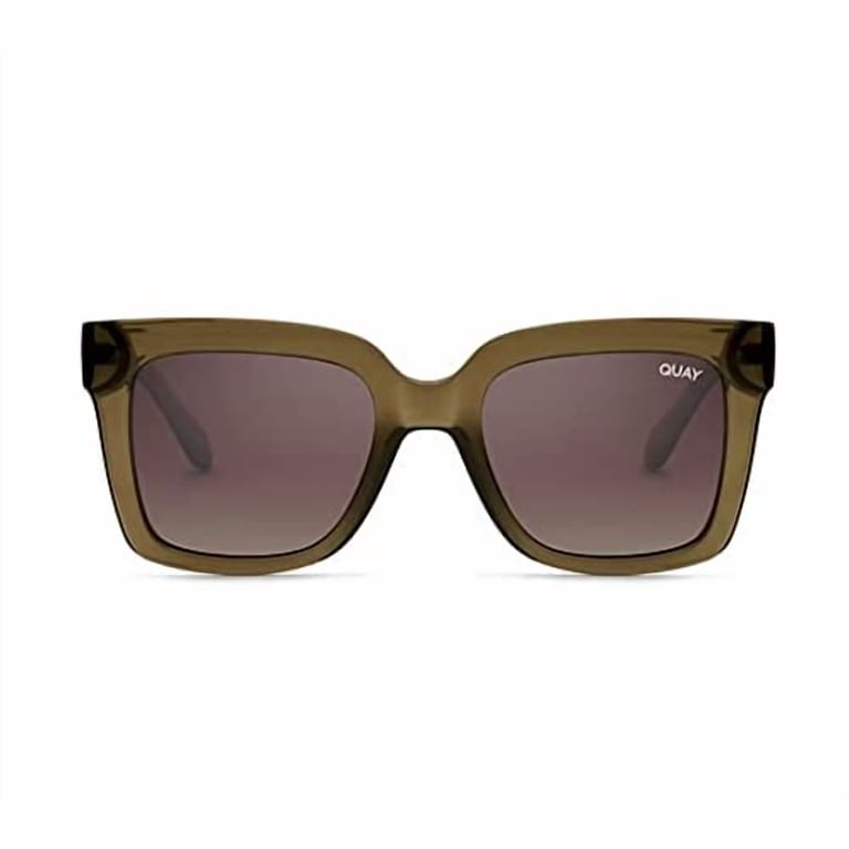 Quay Australia Icy Sunglasses Green Brown Polarized  display picture 3