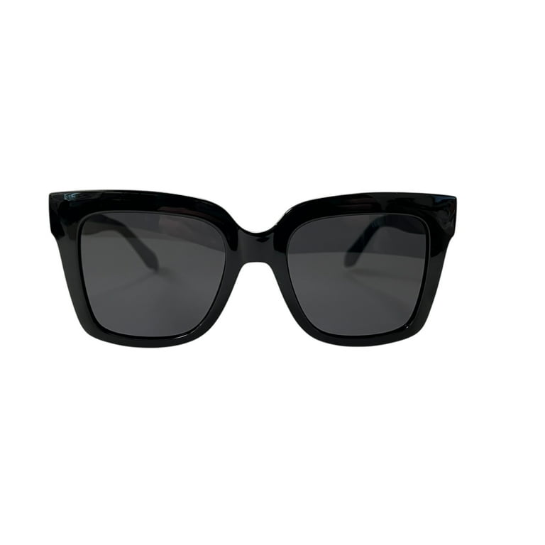 Quay Australia Icy Sunglasses Matte Black - Walmart.com display picture 1