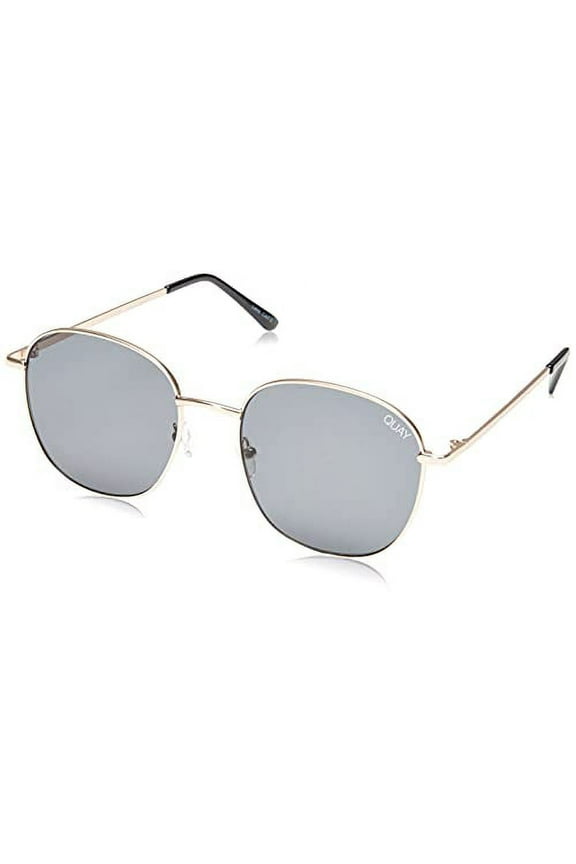 Australia JEZABELL Oversized Round Sunglasses - Gold/Smoke