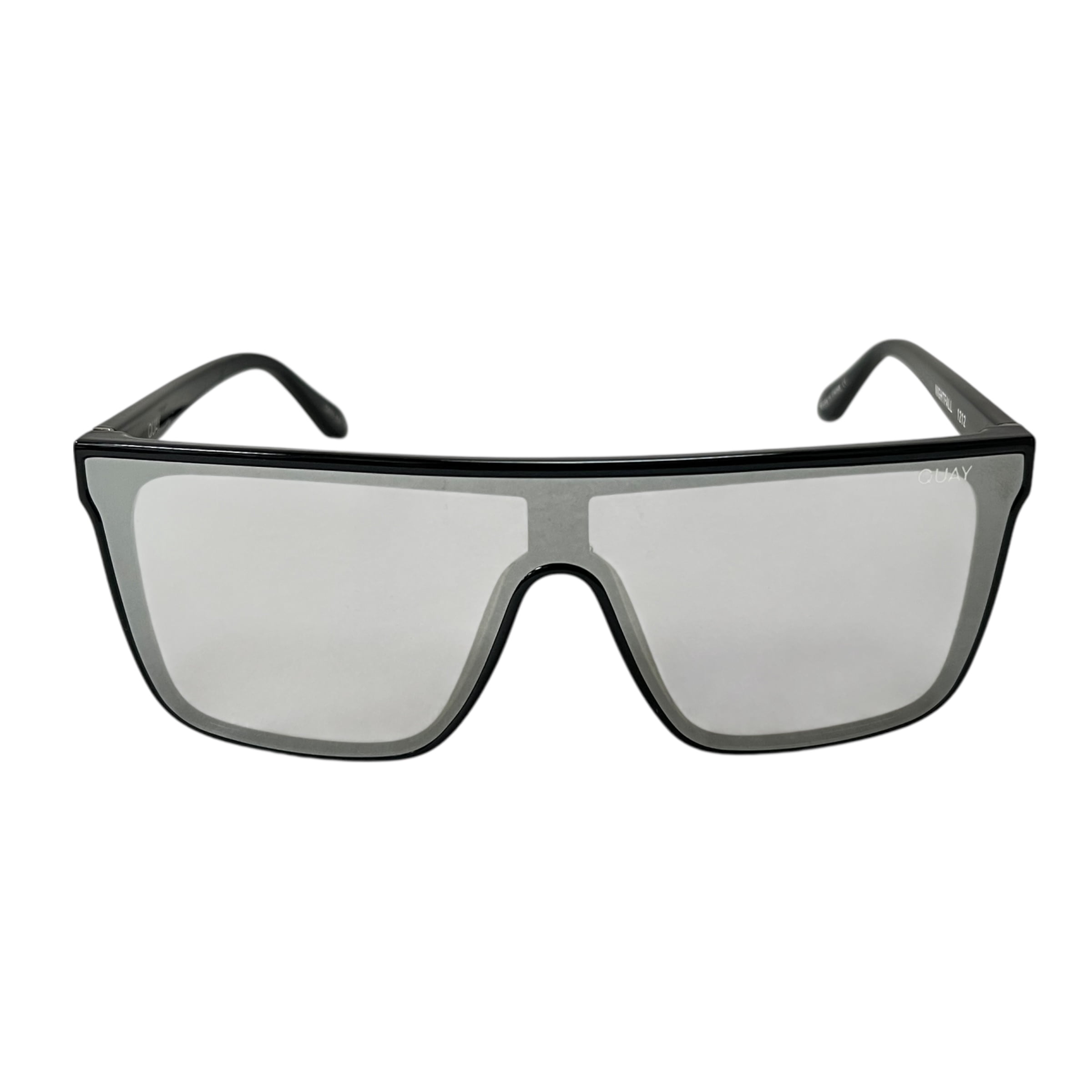 Quay Australia Nightfall Shield Sunglasses Crystal Black  display picture 2