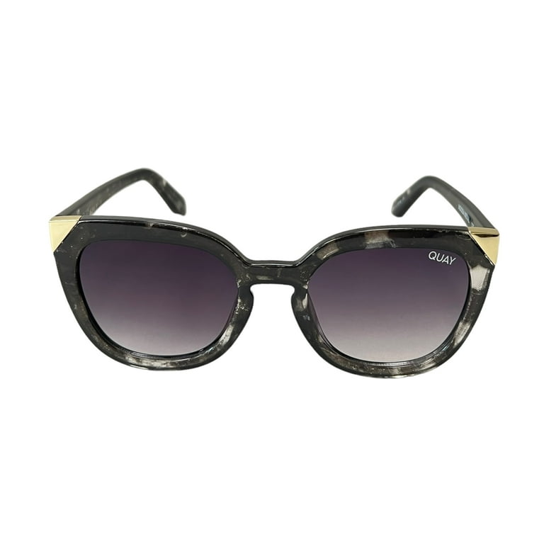 Quay Australia Noosa Metal Sunglasses Black Tortoise Smoke  display picture 1