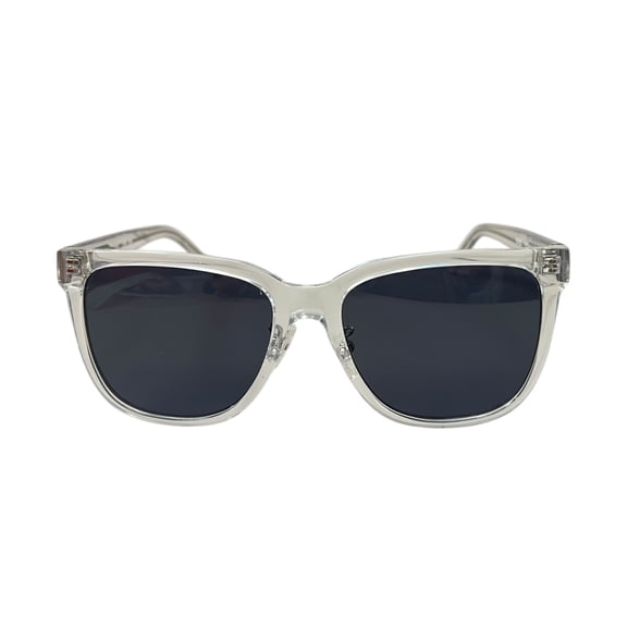 Quay Australia Wired Large Low Bridge Sunglasses Clear Smoke